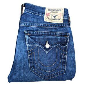 VINTAGE True Religion Jeans Size 34 BENNY Blue